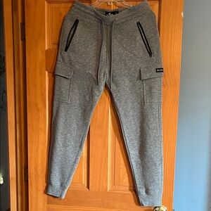 Hollister Men's Gray Cargo Joggers